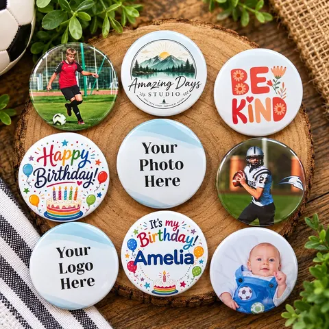 Round 2.25 Inch Pinback Button